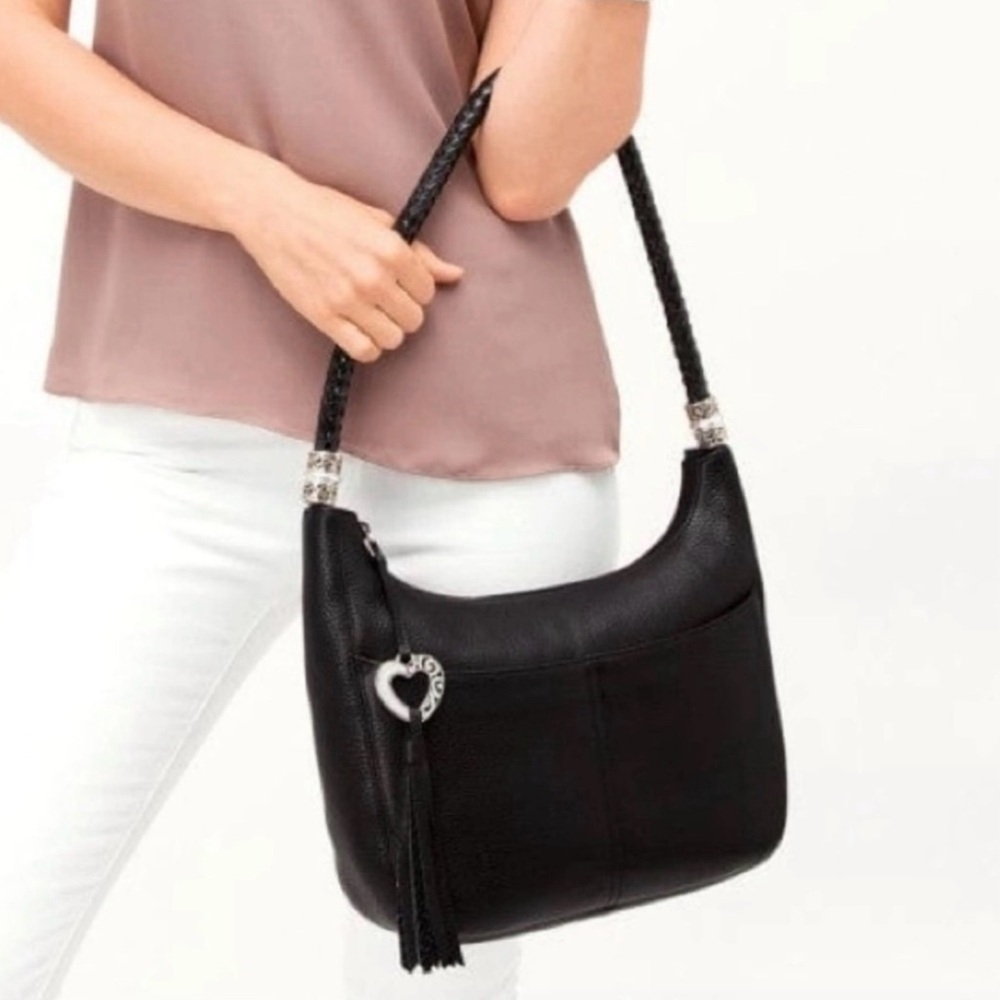 Brighton 🖤 “Barbados”Hobo Bag - Super Cute!! - Picture 2 of 12